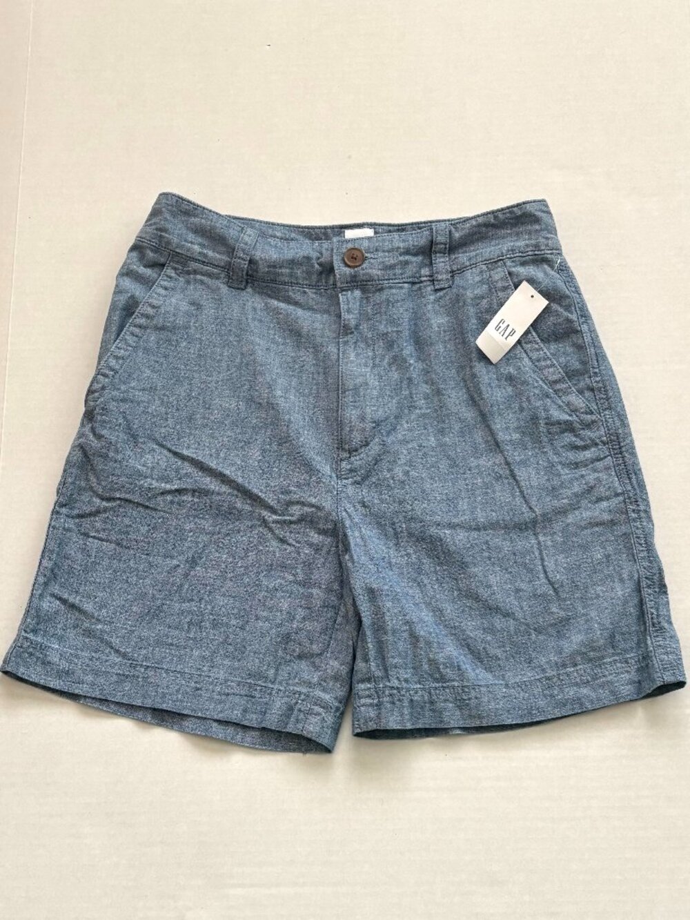 NWT Gap Women's High-rise Chambray Girlfriend Khaki Shorts